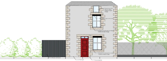 Plan de façade