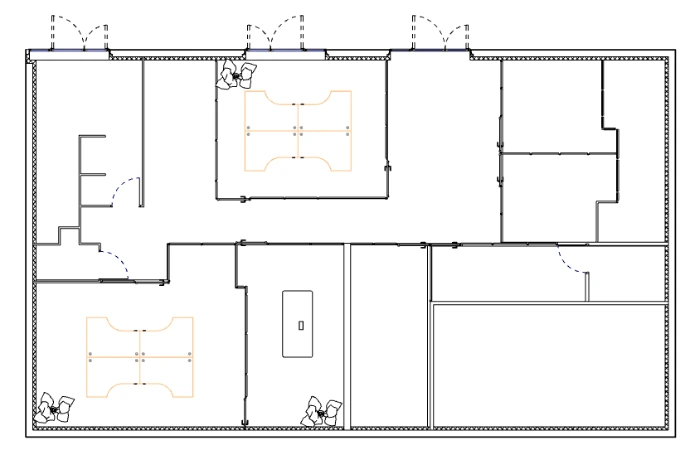 plan 2D aménagement