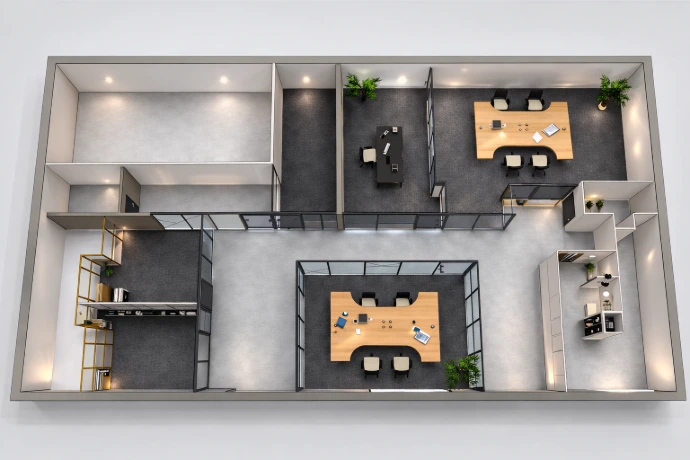Proposition d'aménagement de bureaux